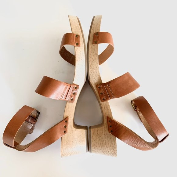 Madewell Shoes - Madewell Brown The Jodi Clog Size 9